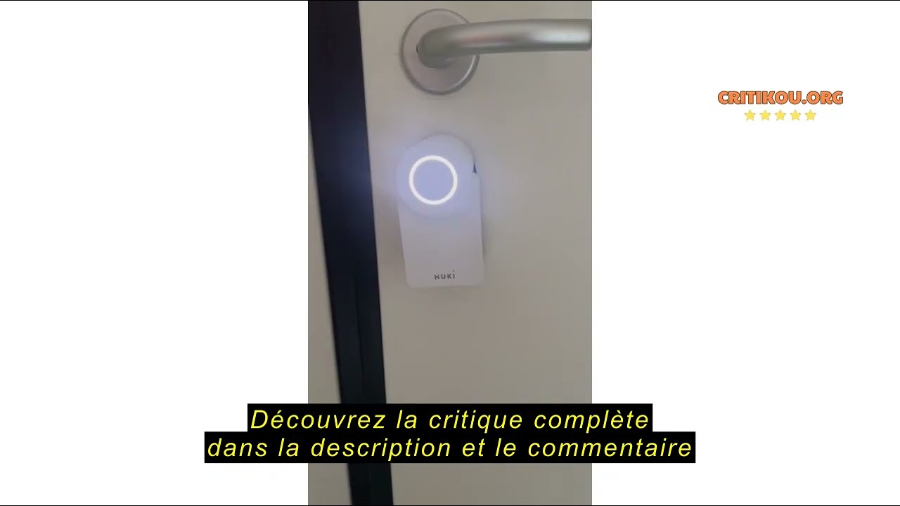 Avis sur la Nuki Smart Lock Go (2025) avec Bluetooth, WiFi & Matter, Serrure &eacute;lectronique transforma