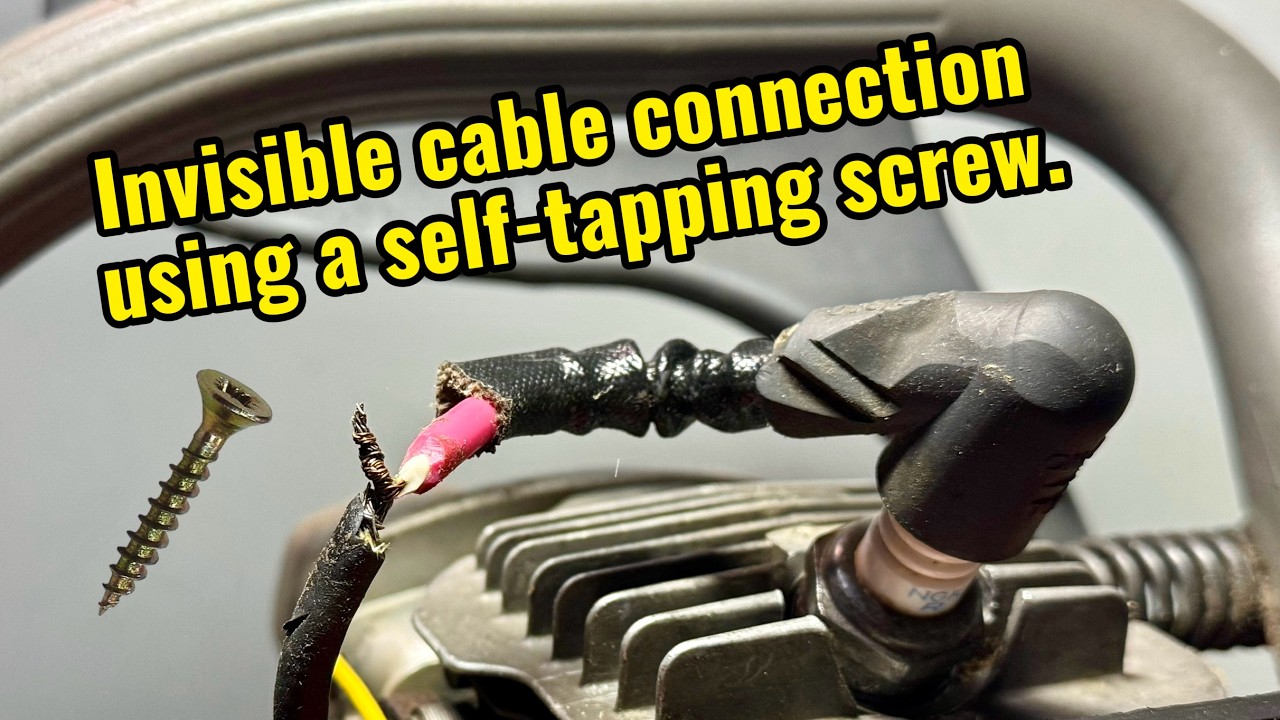 Invisible Cable Connection Without Twisting or Soldering!