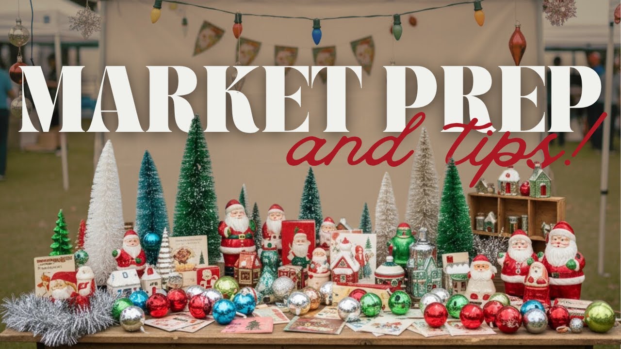 День подготовки к винтажному рынку! Советы продавцам, ценообразование, выкладка и подготовка к ус...