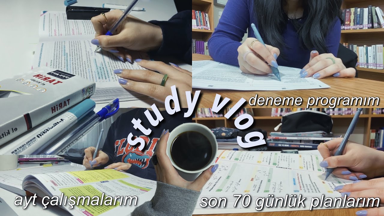 Son 70 günlük planlarım, ayt çalışmalarım, koçluk hakkındaki sorular