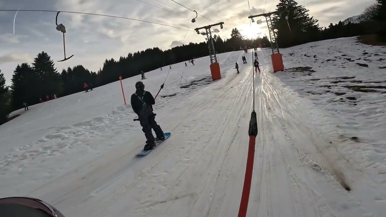 Skilift Fadail Lenzerheide Bergfahrt ganze L&auml;nge