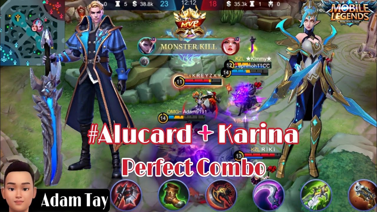 Alucard Lightborn Skin + Karina Epic Skin = Ez 2 Vs 5?!?! || Ranked Gameplay