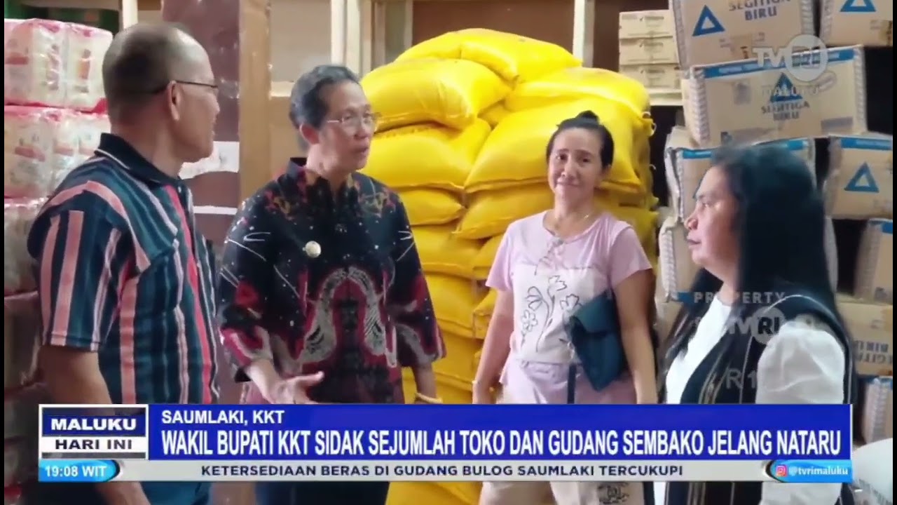 WAKIL BUPATI KKT SIDAK SEJUMLAH TOKO DAN GUDANG SEMBAKO JELANG NATARU