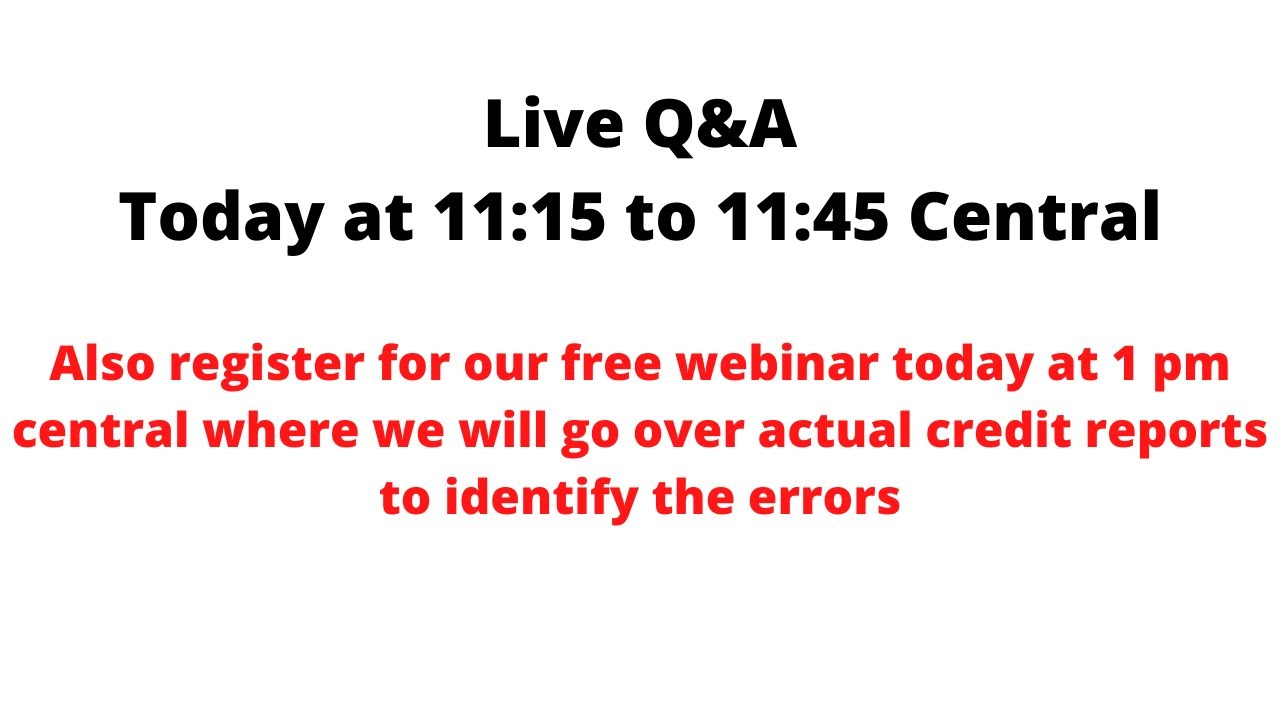 30 minute live Q&A with consumer attorney John Watts