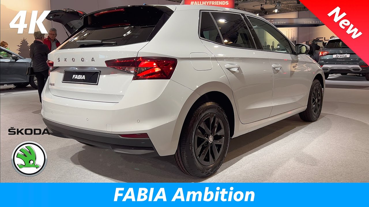 Škoda Fabia Ambition 2022 - первый ПОЛНЫЙ обзор в 4K | Экстерьер - Интерьер (Рестайлинг), Цена