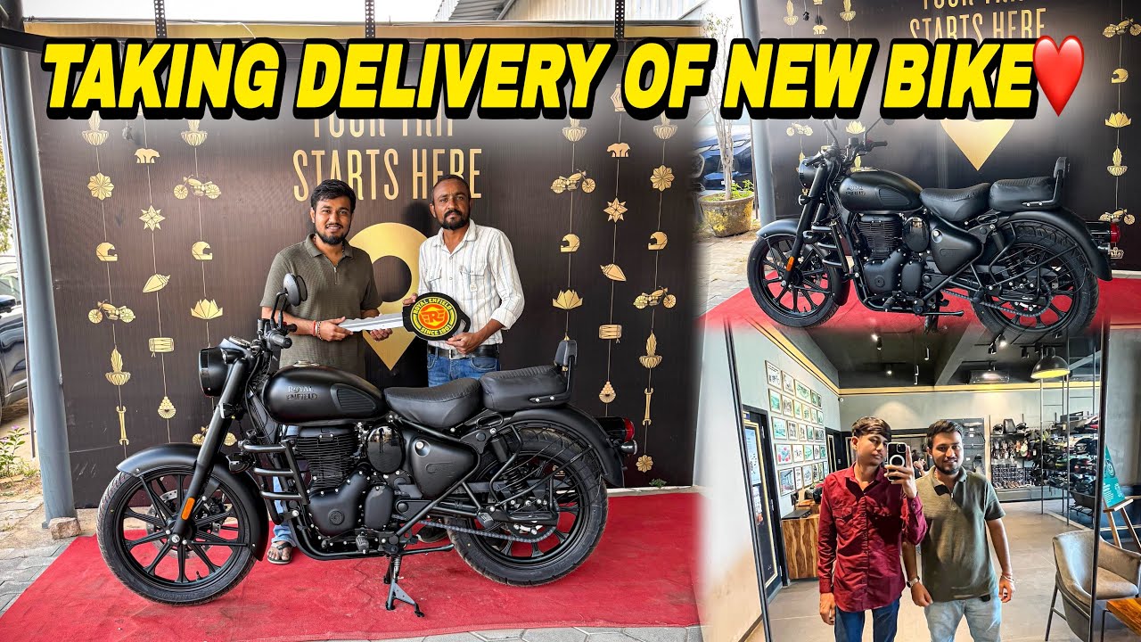Taking Delivery Of New Bike 😍 | Royal Enfield  Classic 350