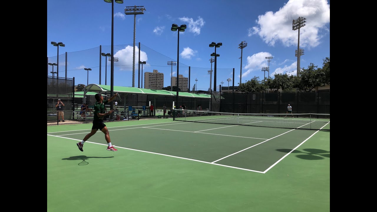 #75 Hawaii vs. Cal Poly  MEN'S HIGHLIGHTS - D1 College Tennis 2022