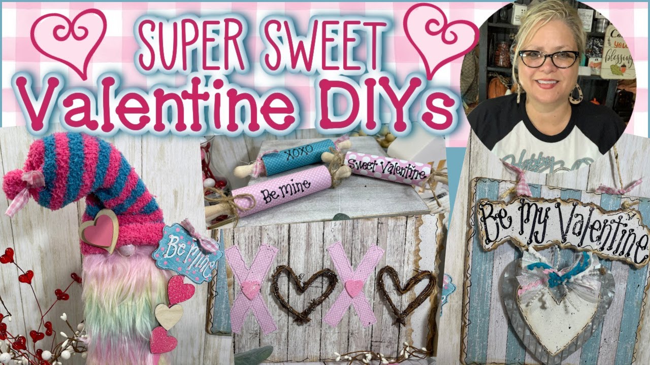 Super Sweet Rustic Valentine DIYs 💕 Country Crafts 💕 Dollar Tree, Hobby Lobby and More 💕