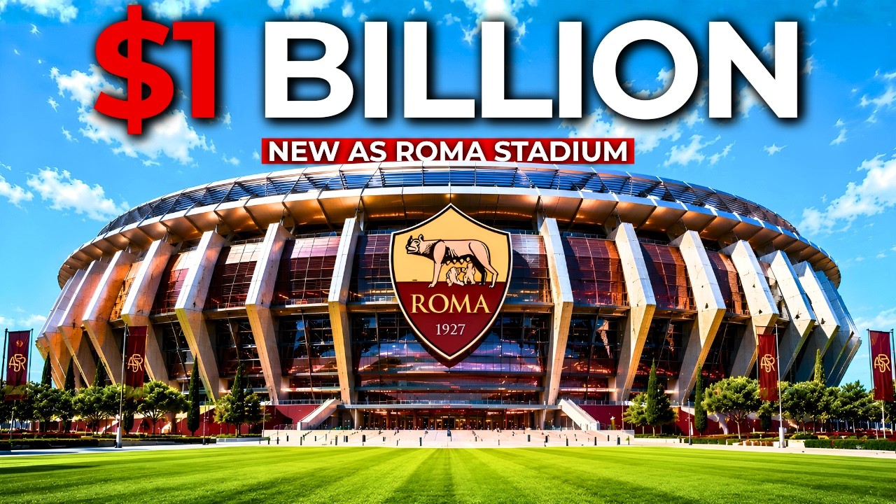 Inside AS ROMA's New &euro;1BN Pietralata Stadium