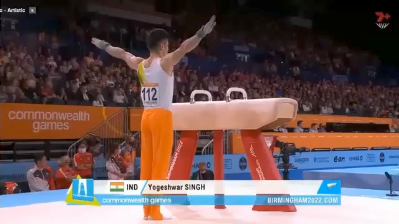Commonwealth Games 2022 Gymnastics   Yogeshwer Indian Gymnast #youtube #gymnast #cwg2022 #gymnastics