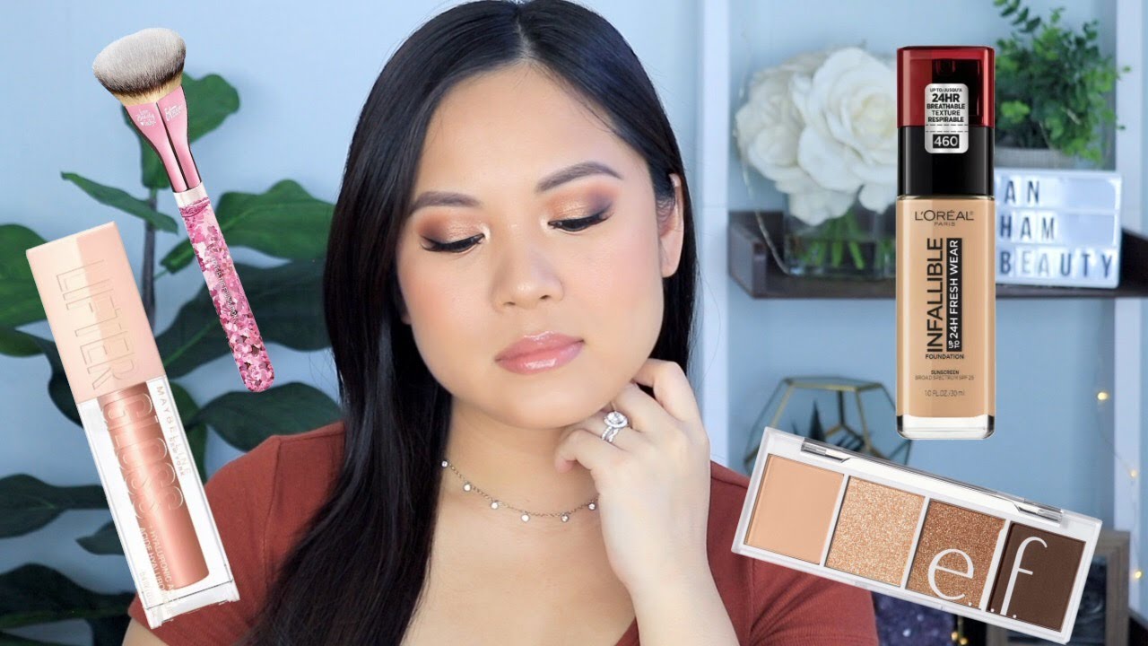 Fall Inspired Makeup | All DRUGSTORE + It Cosmetics Love is the Foundation Brush