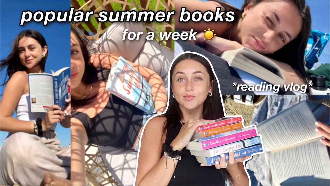 i read popular summer books for a week ☀️ | spoiler free reading vlog