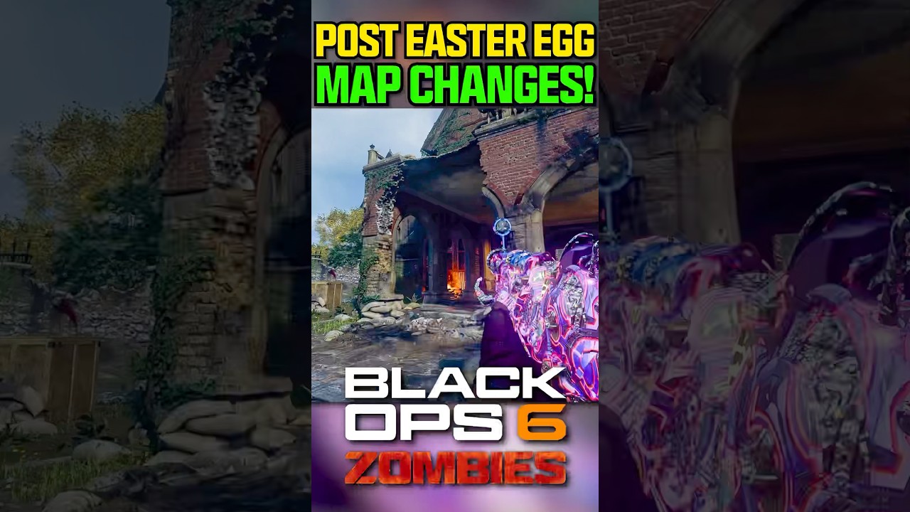 СЕКРЕТНЫЕ изменения карты после прохождения пасхалки Shattered Veil! (Black Ops 6 Zombies)