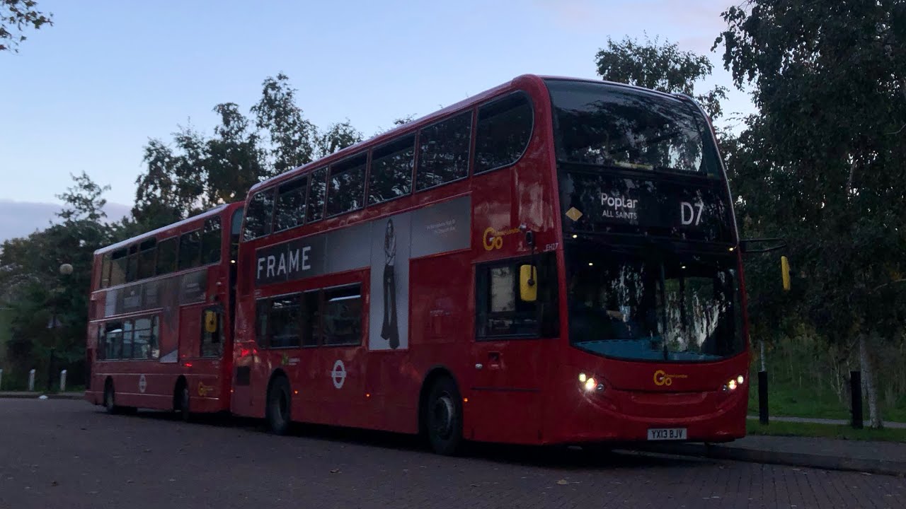 FRV. Docklands Buses Route D7 : Mile End - Poplar, All Saints | EH27 - YX13BJV