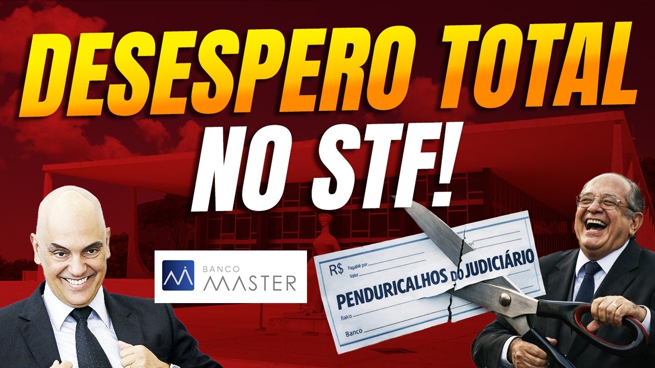 DESESPERO: Gilmar toma ação radical para salvar STF do caso Master!