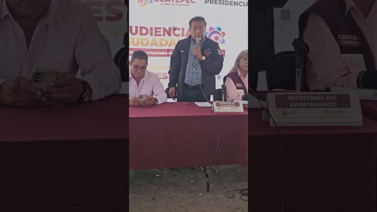 Seguridad, agua y calles: Trabajo en Ecatepec