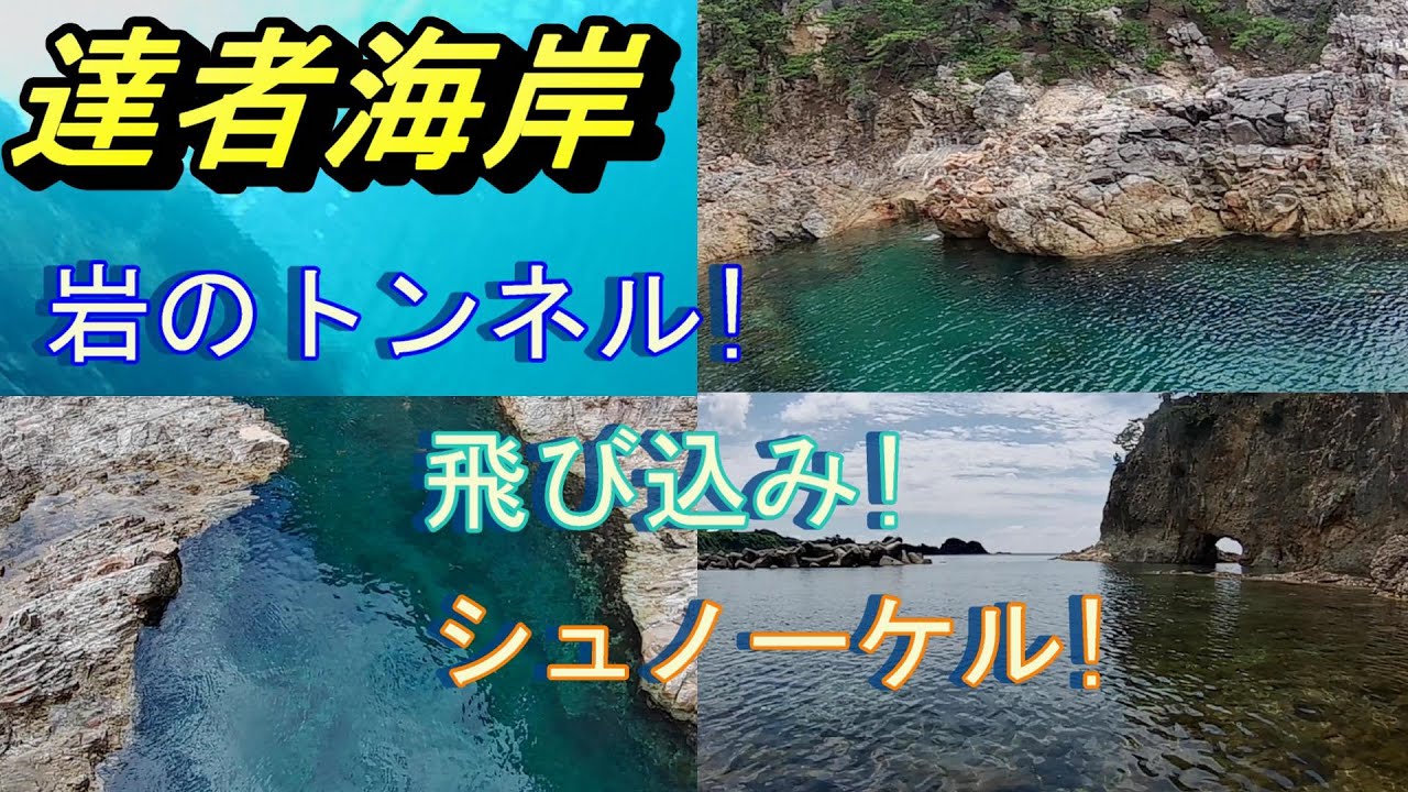 達者海岸で飛び込み！シュノーケル！　【from 佐渡島】
