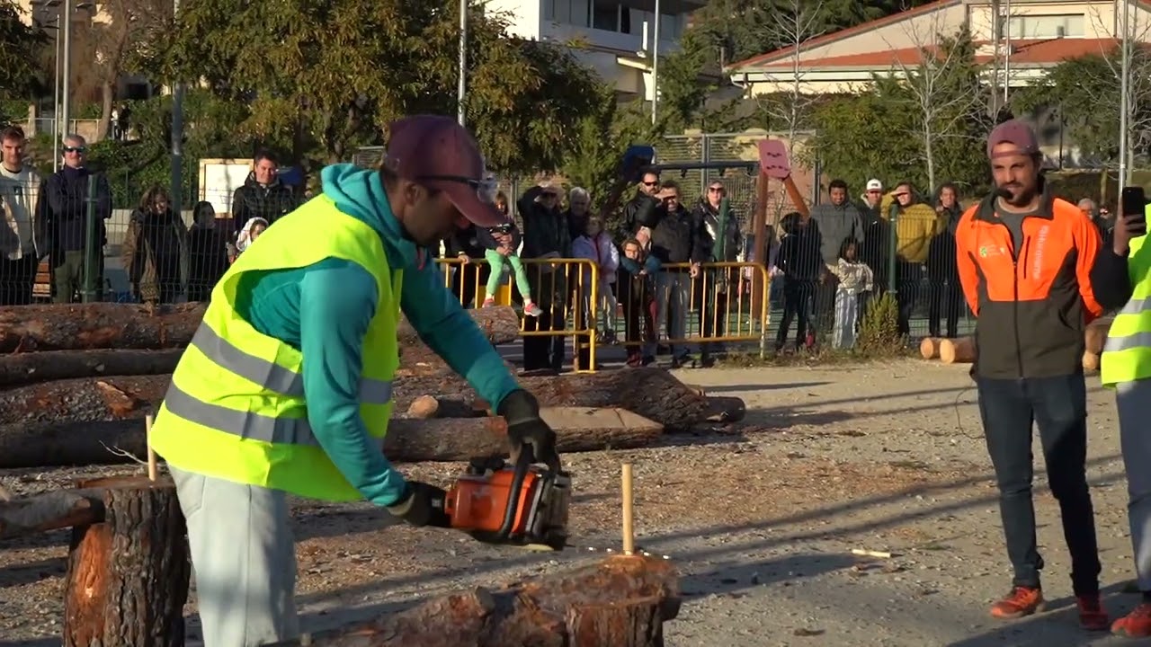 SS25: Exhibici&oacute; de feines forestals Sant B&egrave;stia