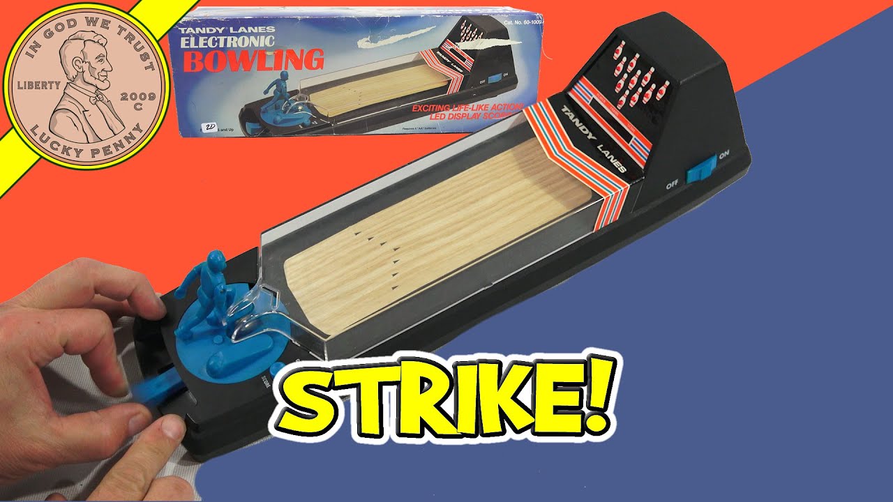 Электронная игра в боулинг Tandy Lanes