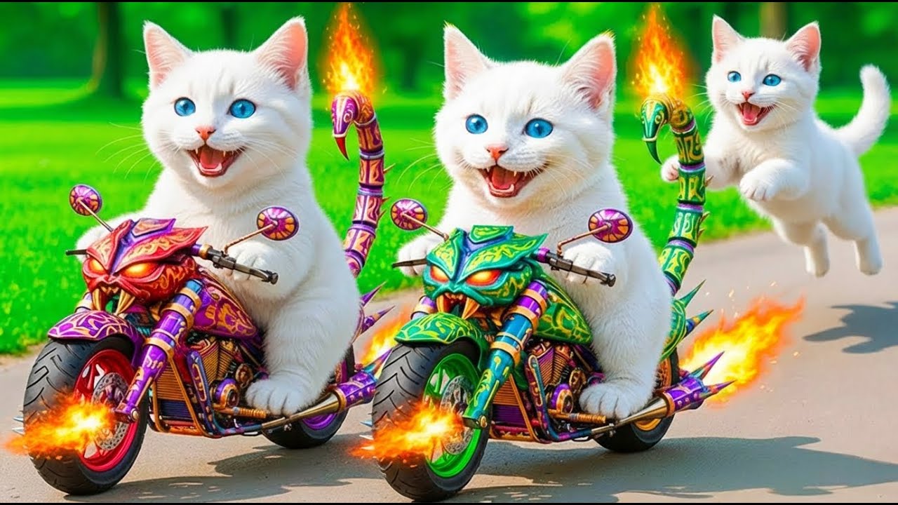 Mama Cat Works Hard at Ice Cream Shop to Buy New Car Toy For Ginger Kitten Heartwarming Story 🐾💙🙀🤮
