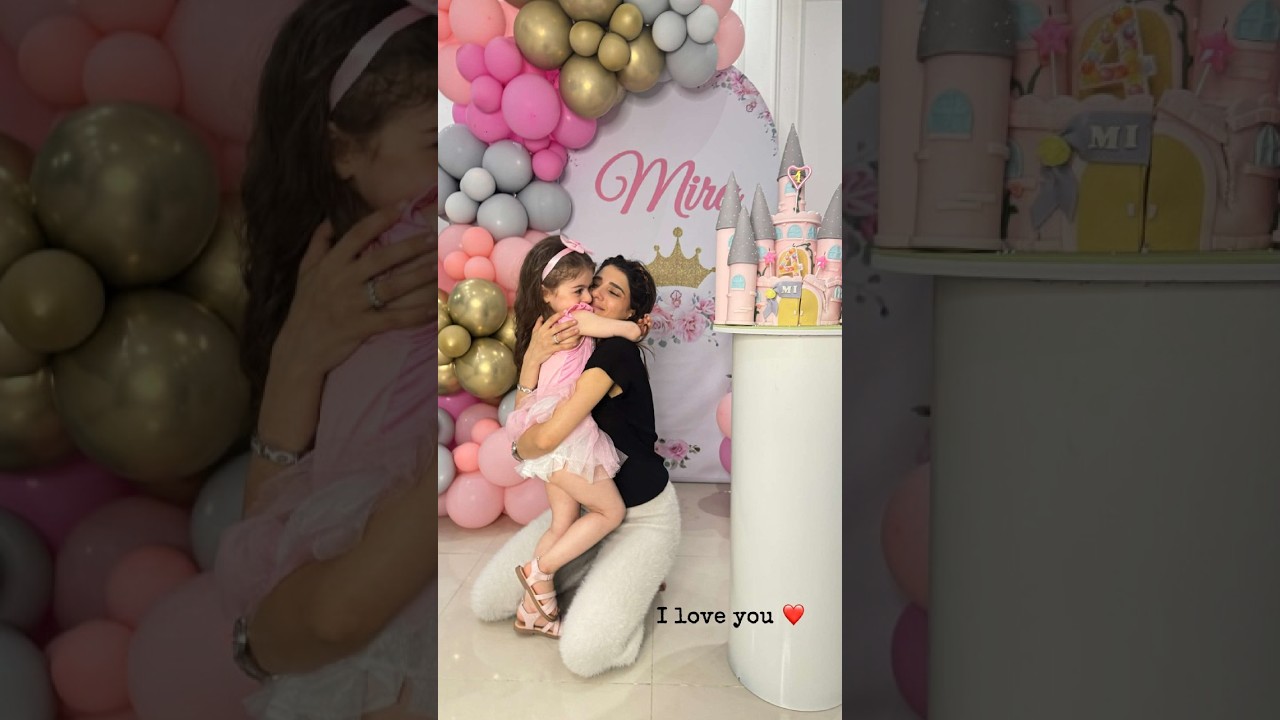 رقص نارين وميرا 💃| حفلة عيد ميلاد بنتي ميرا🎂🥳