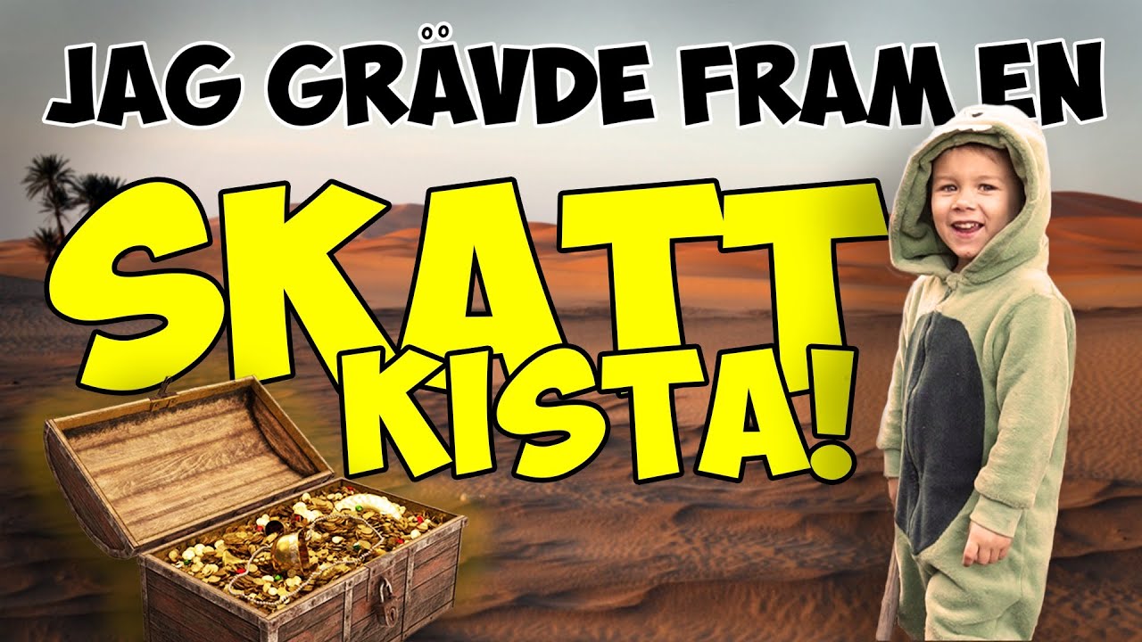 Skattjakt! Gräver fram en skatt med Grävmaskin!?!