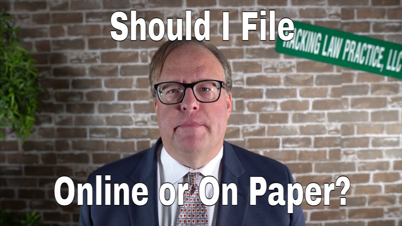 Should I File Online or on Paper?
