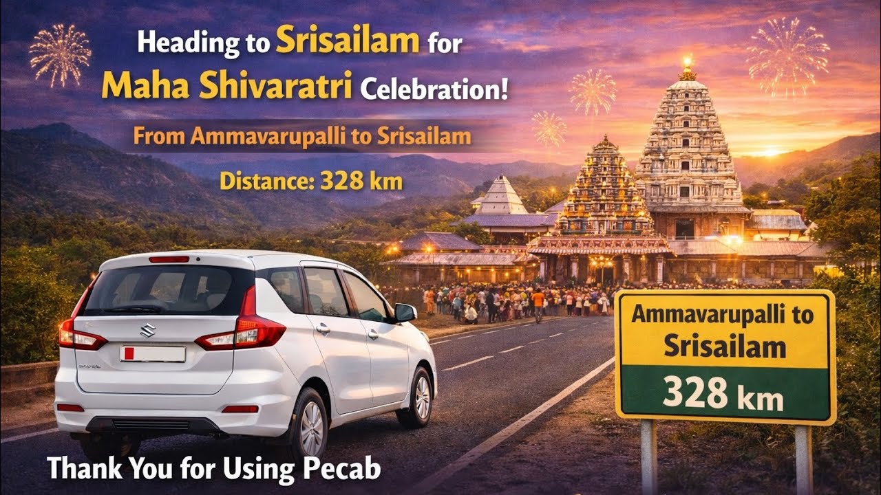 Maha Shivaratri Celebration @Srisailam #pecab #travels #pecab.in #cab #penukonda