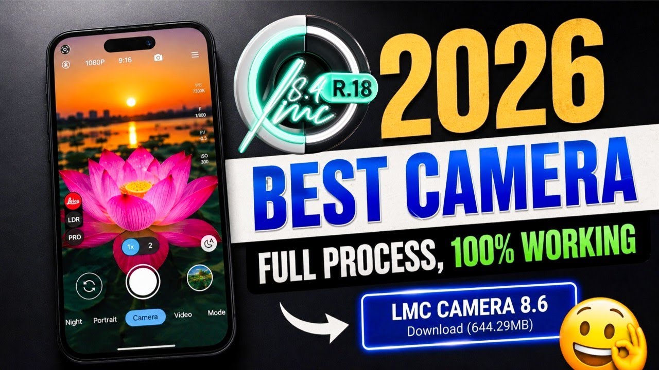 New LMC 8.4 Camera Full Process|| With Config file || full set up|| 