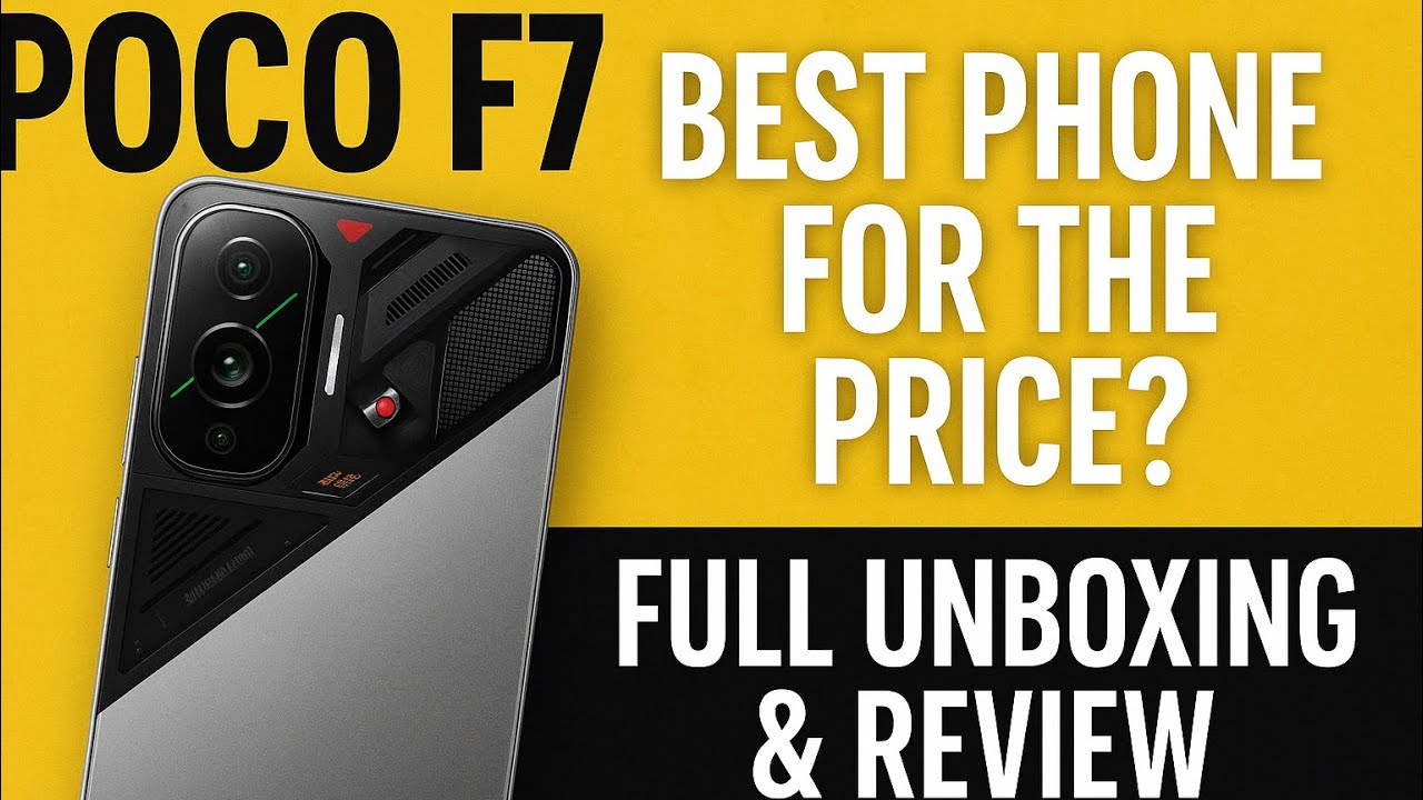 POCO F7 – Best Phone for the Price? Full Unboxing & Review