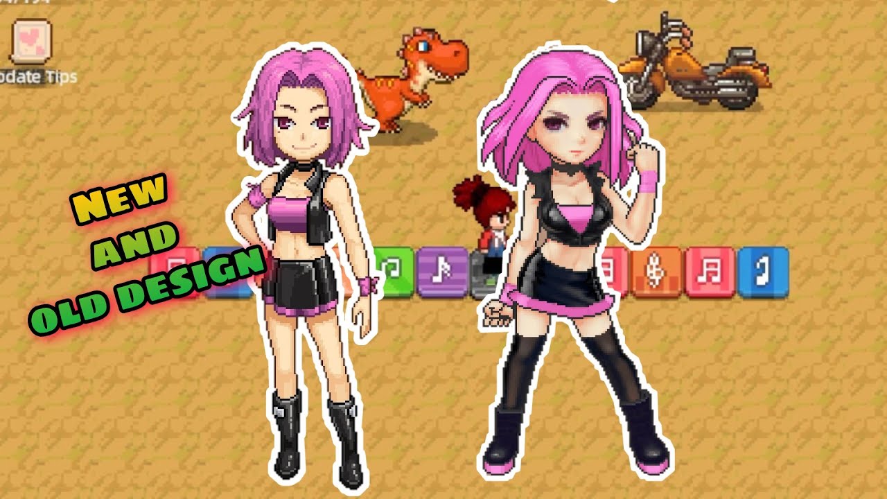 Comparison Old Design to New Design All NPC | HARVEST TOWN