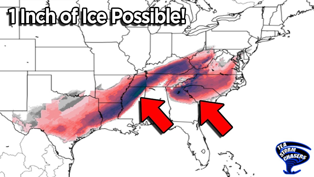 1 Inch of Ice Possible??? National Weather Update 1/24