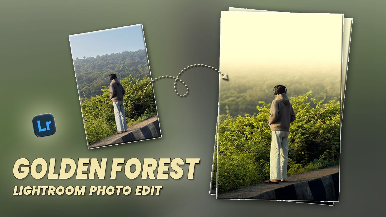 Golden Forest Edit in Just 3 Easy Steps 🌿 | Lightroom Mobile''