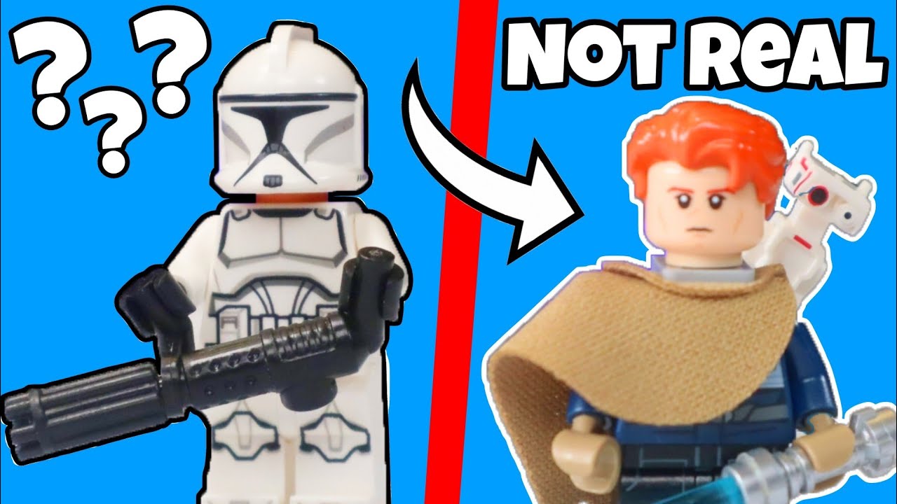 Я сделал 10 НИКОГДА не виденных минифигурок LEGO Star Wars…