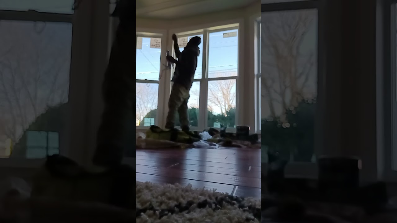 This is how you make sure no air coming in around your windows