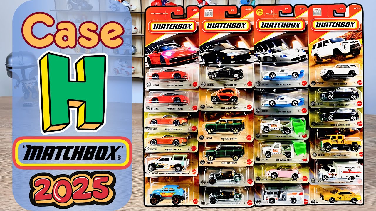 Matchbox 2025 Case H Mix 8 Unboxing