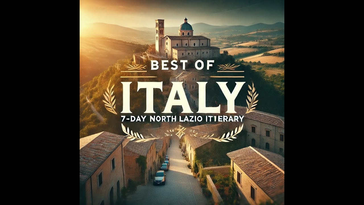 Intro to 7 day NORTH Lazio itinerary