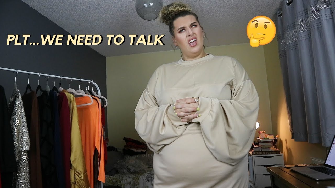 Trying Out Pretty Little Thing Plus Size | Huge Plus & Shape Collection Haul - Cute or Nah?