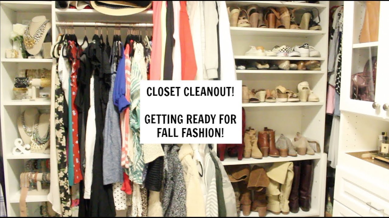 HELP ME CLEAN OUT MY CLOSET || MAKING ROOM FOR FALL FASHION || OUT WITH THE OLD & IN WITH THE NEW!