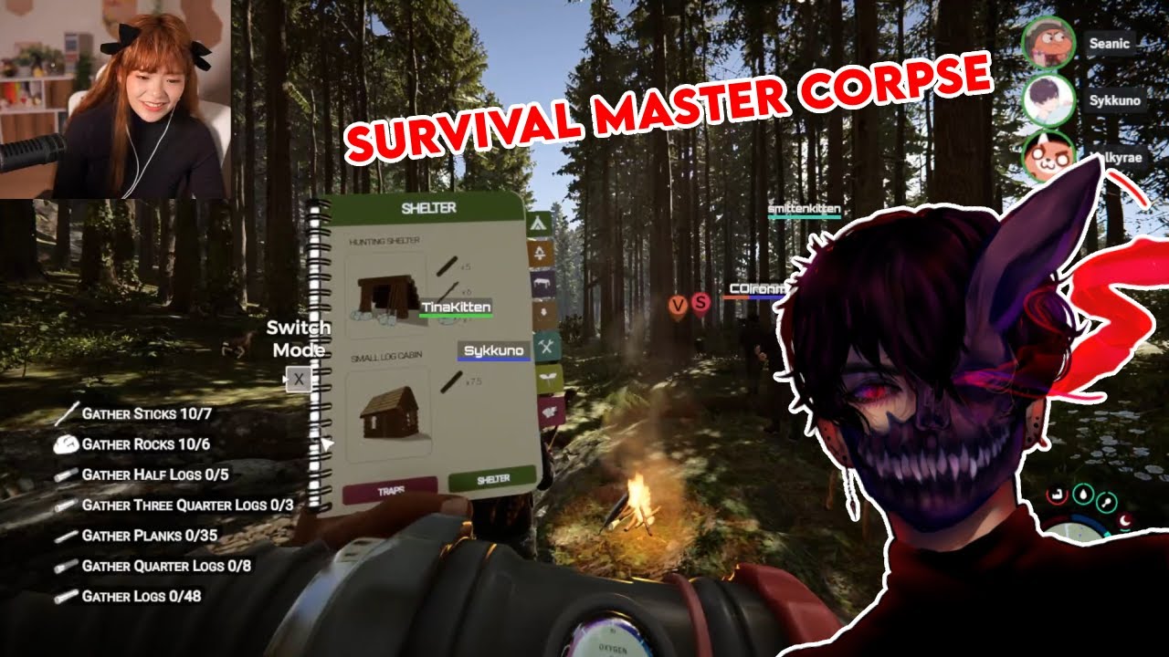 Corpse Husband Livestream 2/24 | Sons of the Forest w/ Miyoung, Sykkuno, Valkyrae, etc.