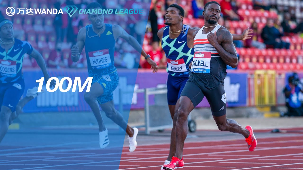 Trayvon Bromell claims first ever Diamond League win in Gateshead 100m - Wanda Diamond League 2021