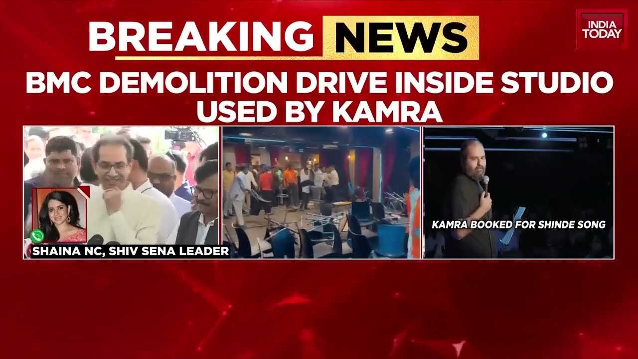 BMC Demolishes Parts Of Mumbai's Habitat Comedy Club After Kunal Kamra's Controversial Show