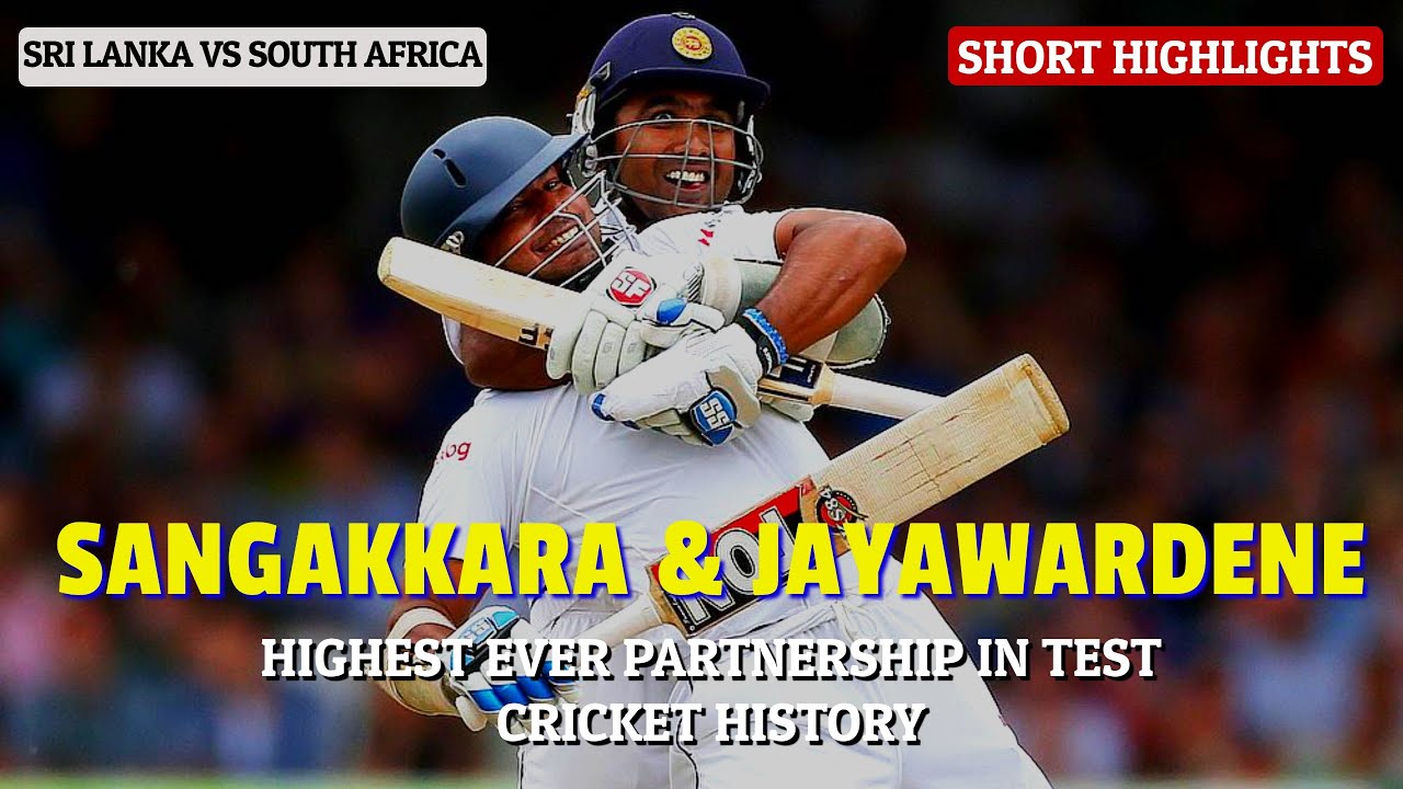 Dynamic Duo Sangakkara & Jayawardene Create History With Unbreakable World Record