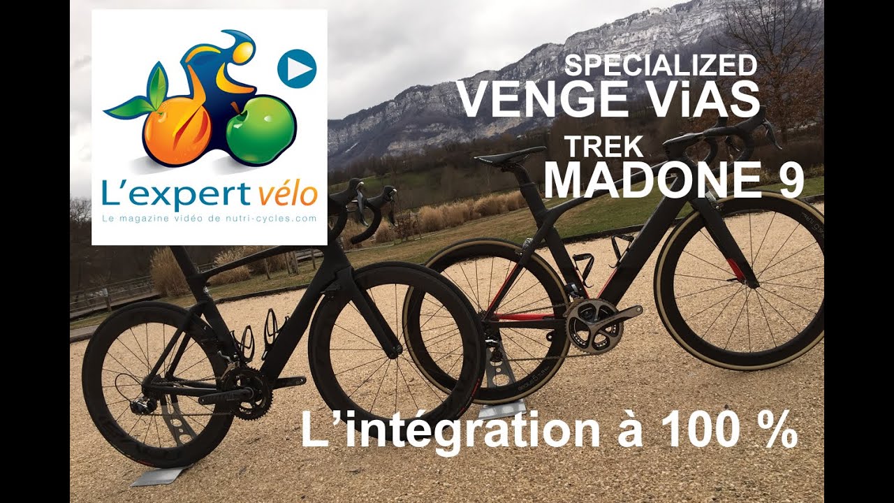 SPECIALIZED Venge ViAS - TREK Madone 9 : Intégration des câbles à 100%