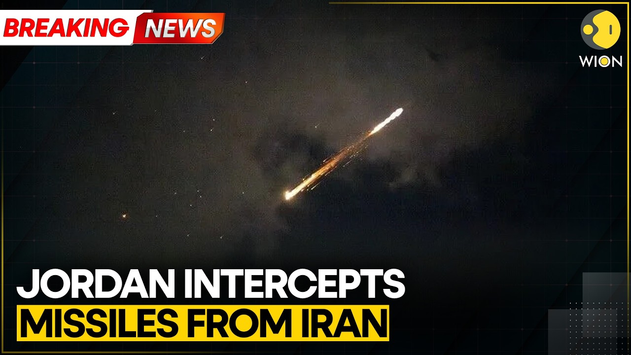 Breaking: Jordan's Army Claims to Shoot Down 10 Iranian Missiles | WION