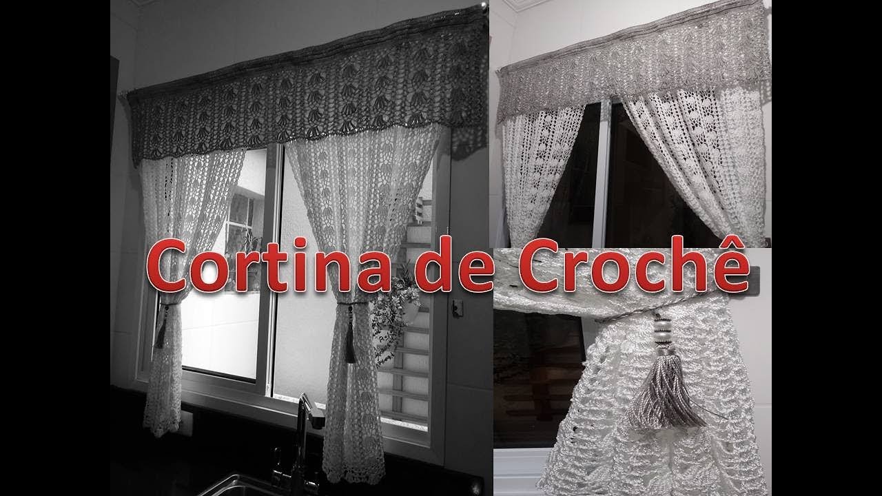 Cortina de crochê