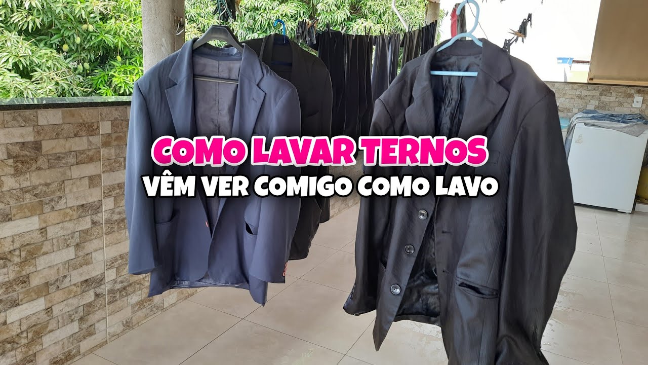 COMO LAVAR TERNO EM CASA| R&Aacute;PIDO E F&Aacute;CIL.