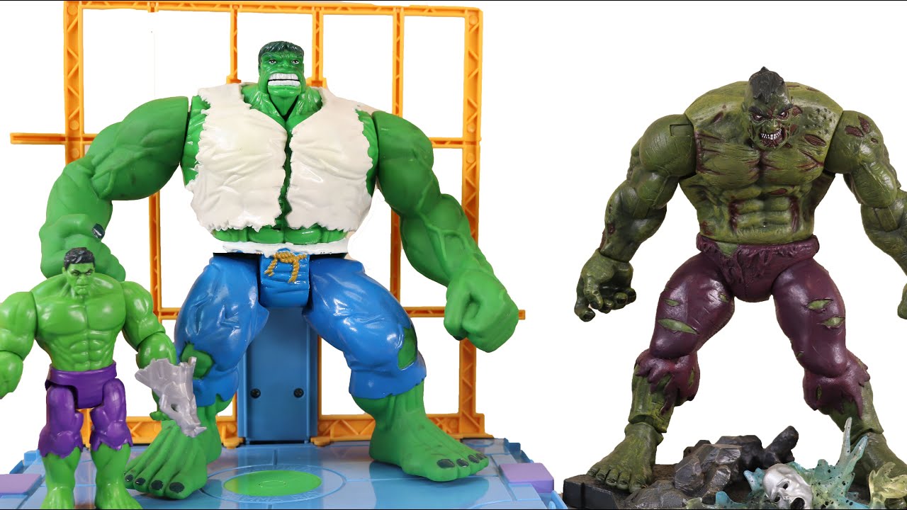 Zombie Hulk ! Rage Cage Hulk ! 90's Hulk Collection