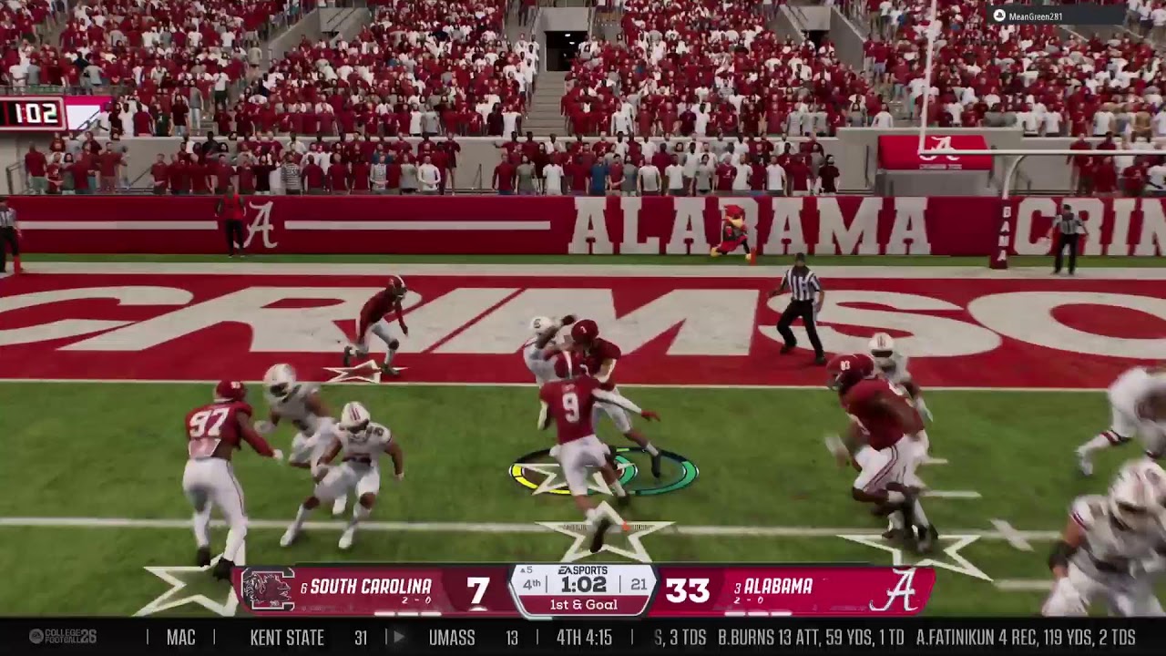 B-Bowl Dynasty: (3) Alabama vs (6) South Carolina