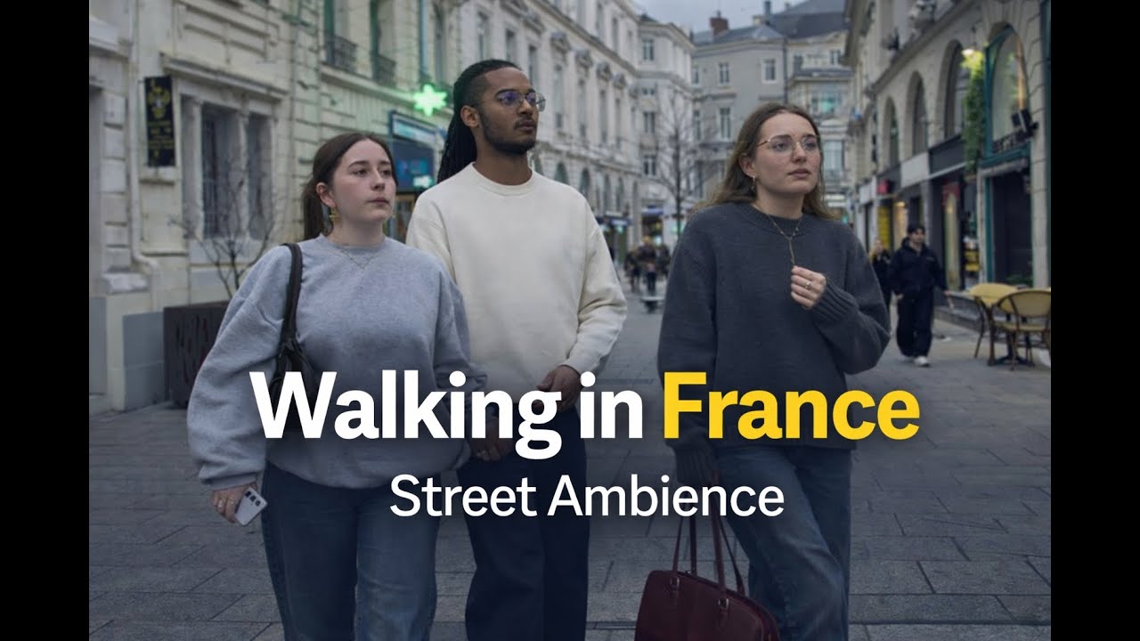 Walking Through City Streets |Real Street Sounds & CalmAmbience